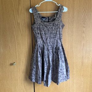 Nooworks limited edition cat print party dress